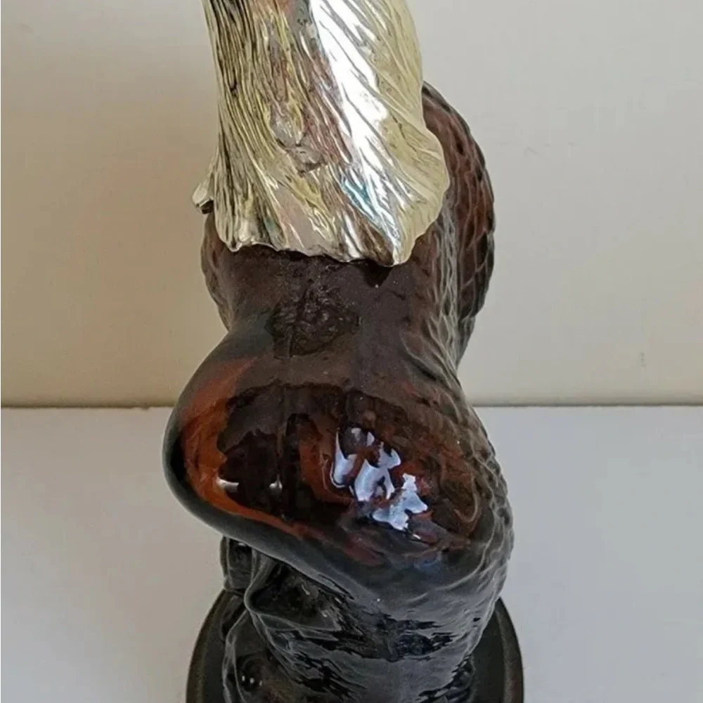 🇺🇸Vintage Avon Bald Eagle Oland After Shave Bottle, Collectible